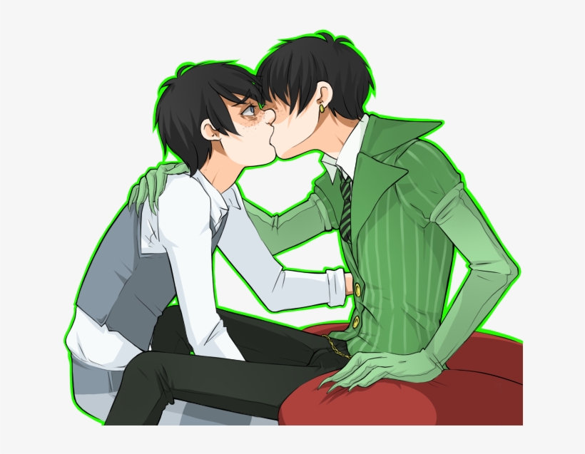 Kiss By Shoguru-d500aix - Lorax Once Ler Yaoi, transparent png download