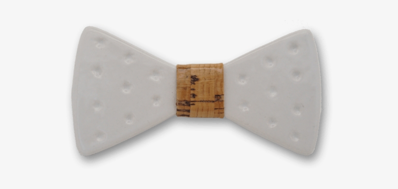 Ceramic In White Bow Tie - Polka Dot, transparent png download