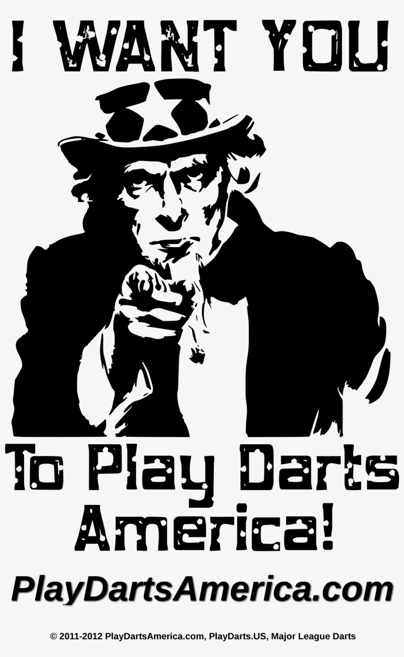 I Want You To Play Darts America, transparent png download
