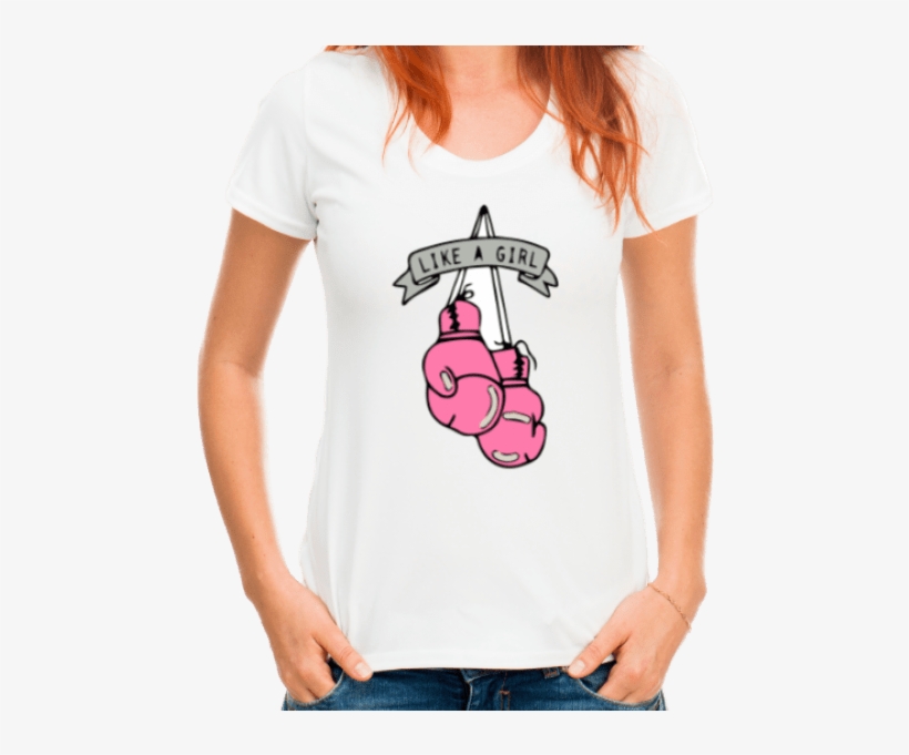 Fight Like A Girl Women's T-shirt - Faith Hope Love T Shirt Design, transparent png download