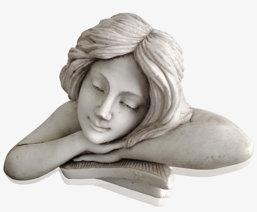 Italian School Art Nouveau Marble Sculpture Of Beautiful - Sculpture, transparent png download