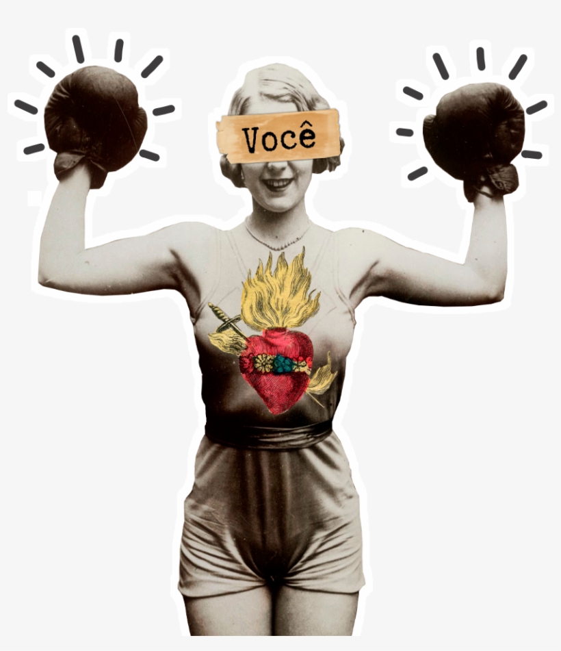 Adesivo Fight Like A Girl De Viviane Reisna - Jazz Meu Coração Frases, transparent png download