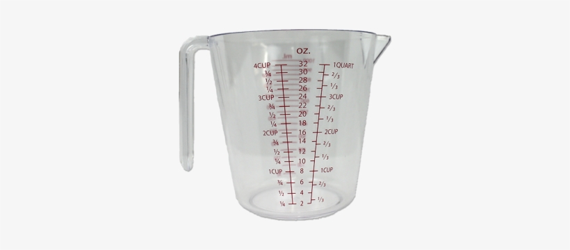 Kitchen Collection 4 Cup Measuring Cup - Clear 06133, transparent png download