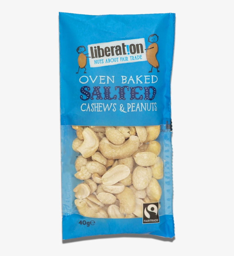 Liberation Oven Baked Salted Cashews & Peanuts - Liberation Peanut Butter - Crunchy - 340g, transparent png download