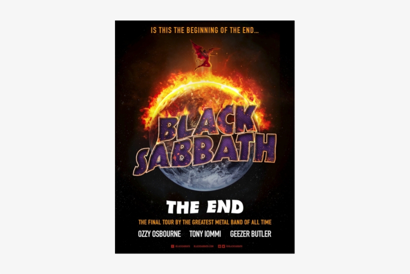 Black Sabbath The End Tour Poster - Black Sabbath - The Ultimate Collection (4lp), transparent png download