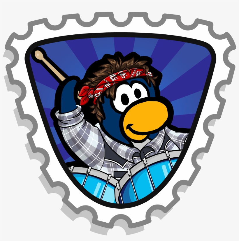 G Billy Stamp - Club Penguin Snowboard, transparent png download