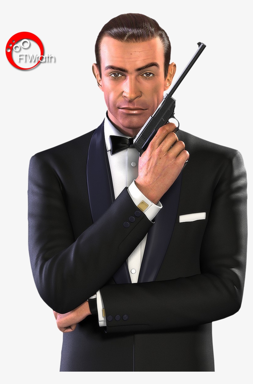Image - James Bond Sean Connery Tuxedo, transparent png download