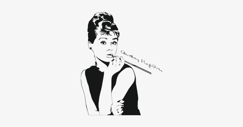Audrey Hepburn - It's Better To Arrive Late Than To Arrive Ugly, transparent png download
