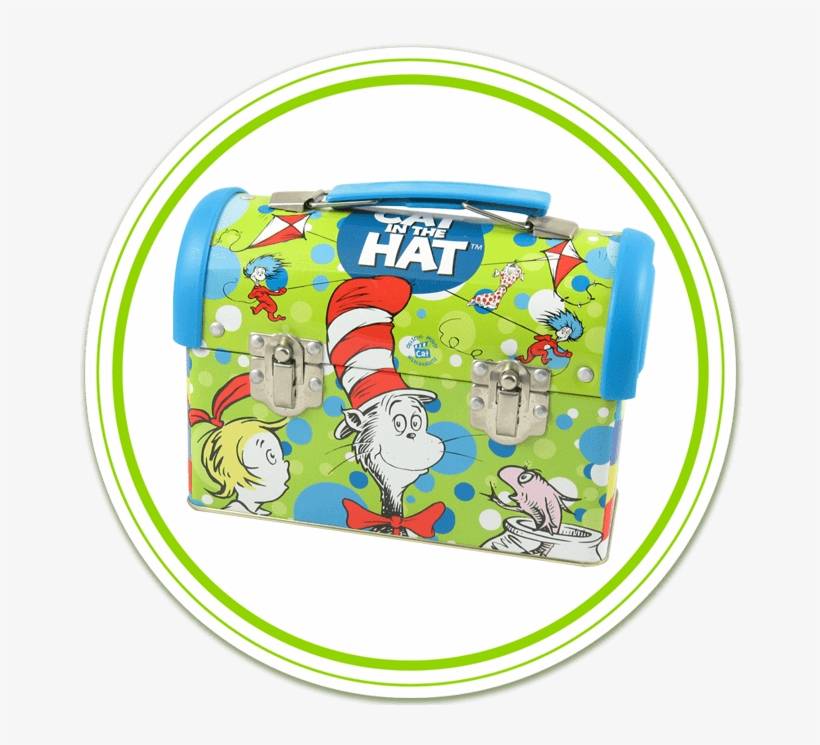 Cat In The Hat Domed Lunchbox American Specialty Confections - Dr. Seuss Learn Your Abc's Giant Puzzle Box: Huge 48-piece, transparent png download