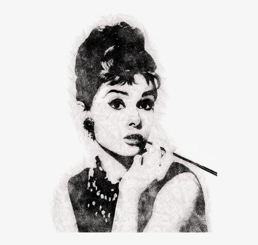 Click And Drag To Re-position The Image, If Desired - Autrea Hepburn, transparent png download