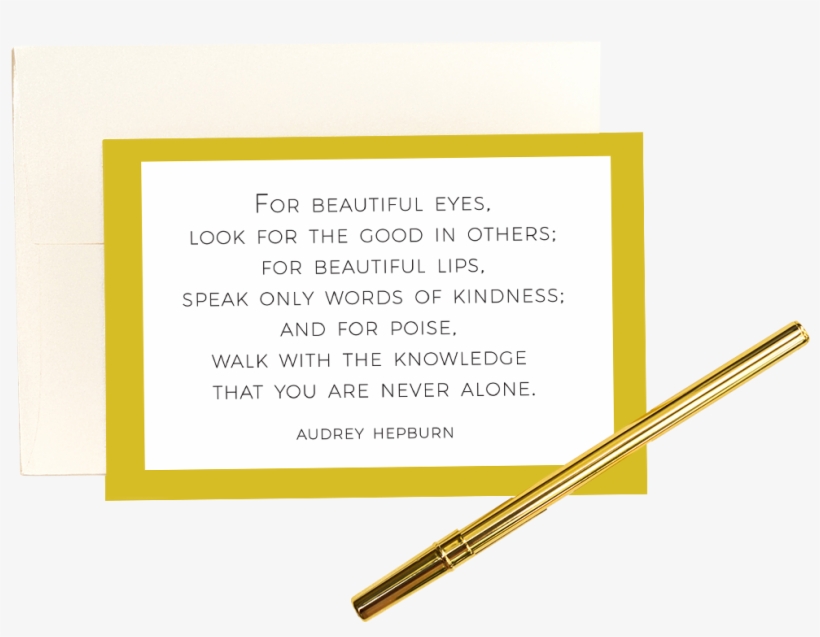 Audrey Hepburn” - Greeting Card - Greeting Card, transparent png download