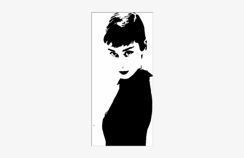 Famous Silhouette Audrey Hepburn, transparent png download