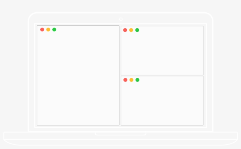 Windows Manager For Macos, Sizeup, Divvy And Moom Alternatives,full - Split View Horizontal Mac, transparent png download