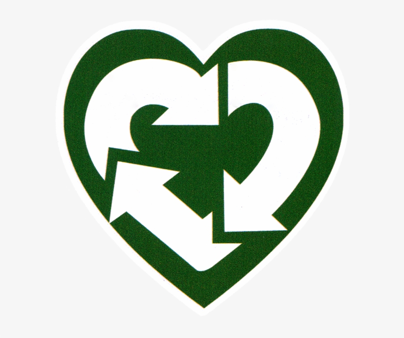 Small Bumper Sticker / Decal - Love Recycle, transparent png download
