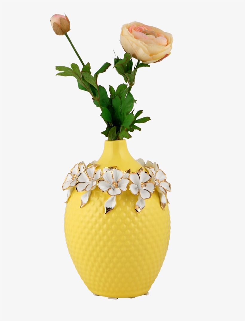 Binh Hoa Mai Nho Att866 - Vase, transparent png download