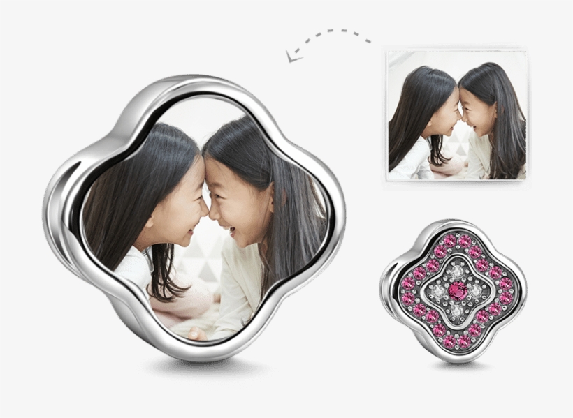 Charms Soufeel Plum Blossom Personalized Photo Charm, transparent png download