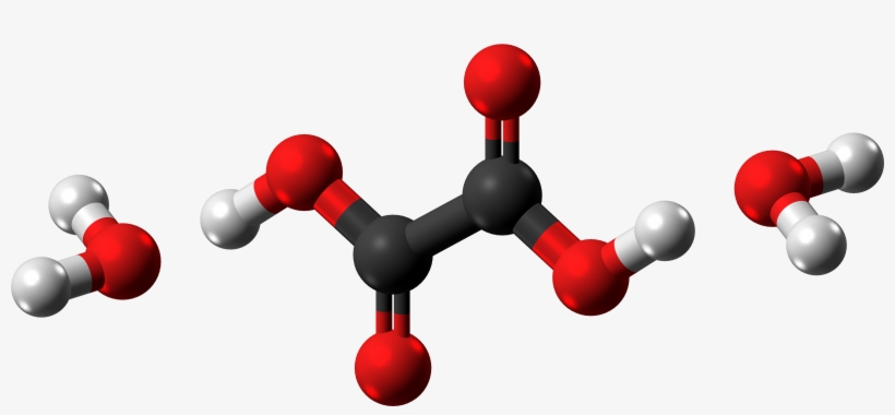 Oxalic Acid Dihydrate Molecules Ball From Xtal - Acid, transparent png download