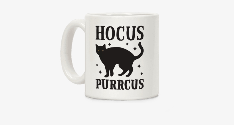 Hocus Purrcus Cat Coffee Mug - Halloween Cat Puns, transparent png download