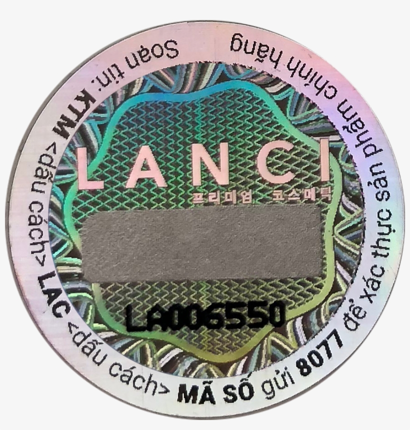 Tem Hologram Sms Lanci - Label, transparent png download
