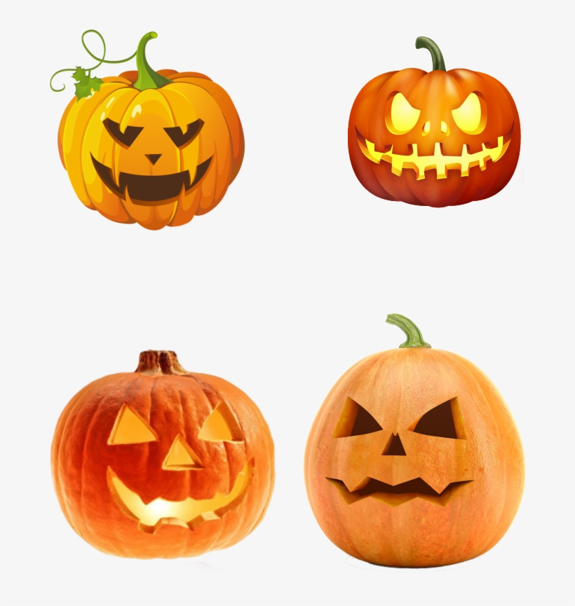 Pattern Halloween - Pumpkin Head Greeting Card, transparent png download