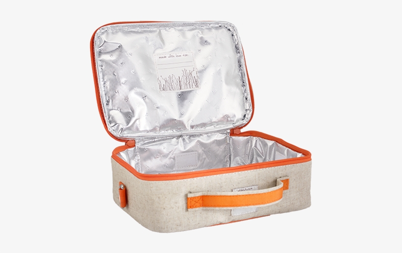 Orange Fox Lunch Box - Inside Of A Lunch Box, transparent png download