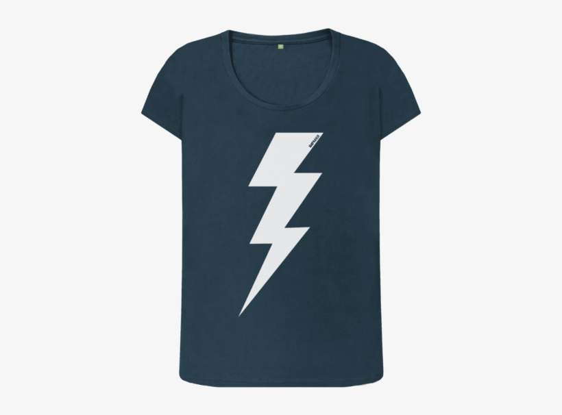 Denim Blue Women's Lightning Bolt Top - Rapanui Women's Lightning Bolt Top, transparent png download