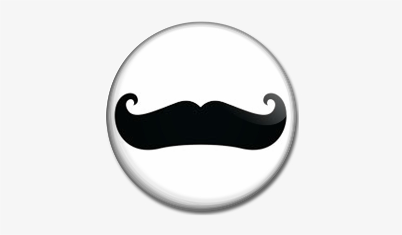 White Mustache - Emblem, transparent png download