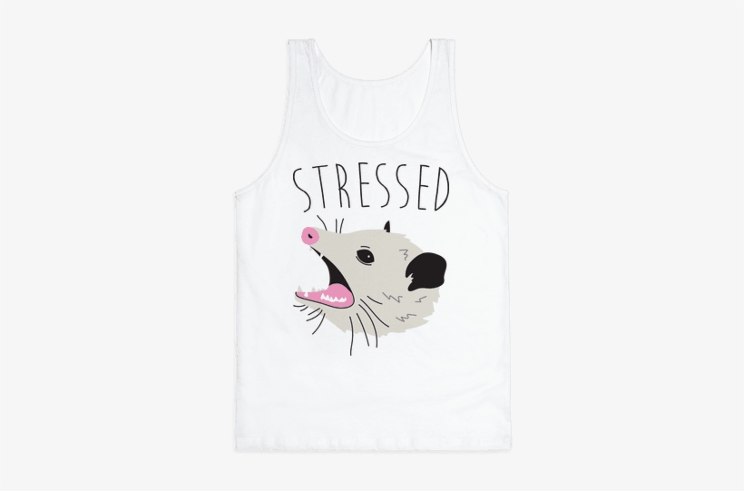 Stressed Opossum Tank Top - Top, transparent png download