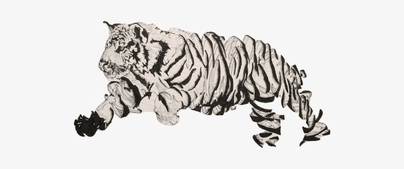 Tiger Jumping Burned - Animal Jam Clans, transparent png download