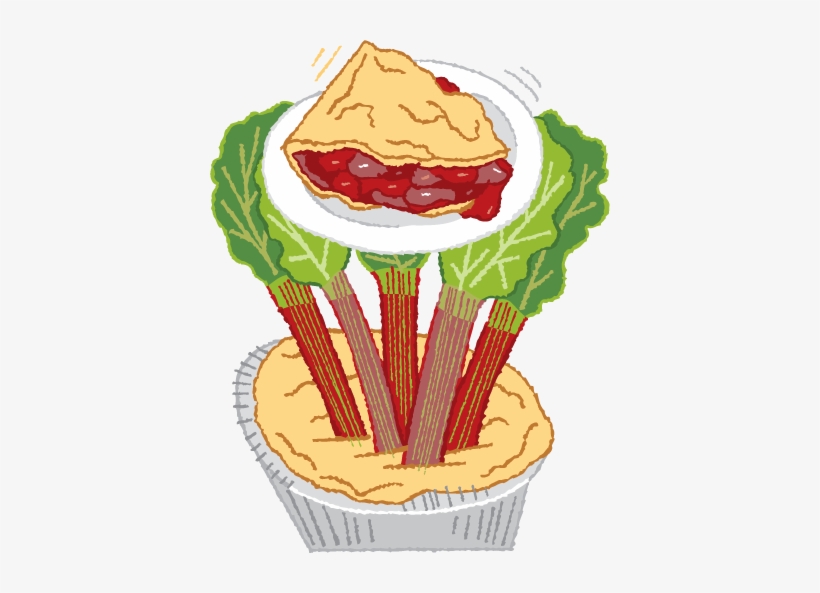 Simply Rhubarb Pie - Rhubarb Pie Clipart, transparent png download