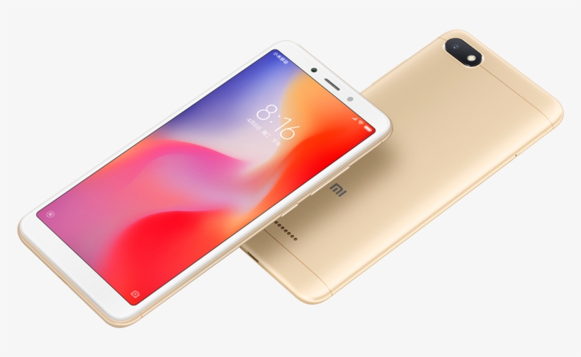 The 5mp Front Camera Of Redmi 6 Is Supported By Xiaomi's - Xiaomi Redmi 6a Gold, transparent png download