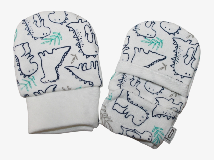 Newborn No Scratch Stay On Mitten With Velcro - Infant, transparent png download