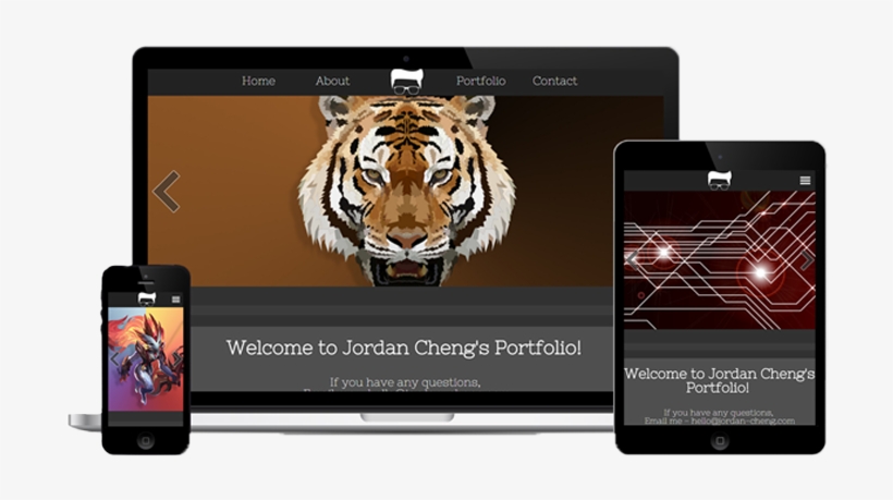 For This Website, I Made Everything From Scratch - Keyring Tiger Striped Big Cat Predator 52874, transparent png download