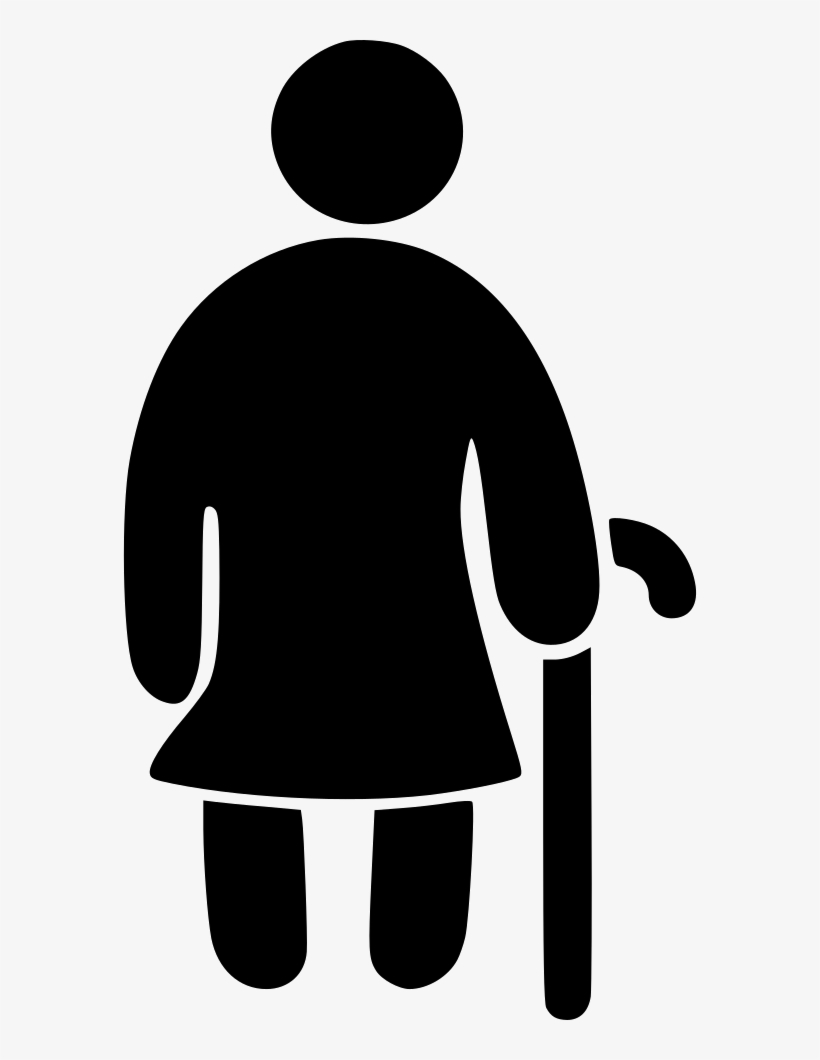 Old Woman Comments - Illustration, transparent png download