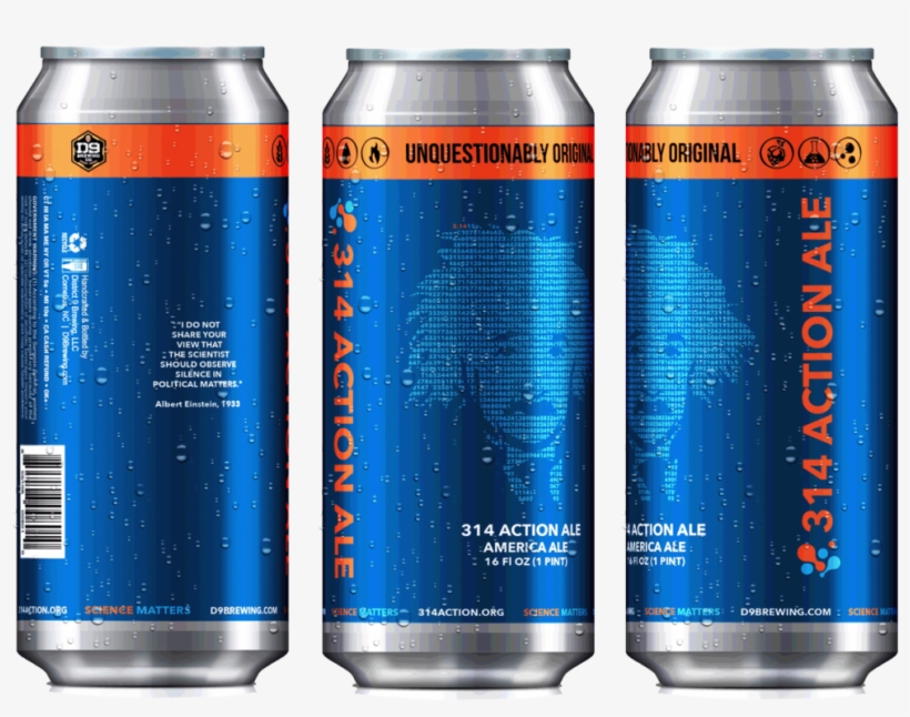 314 Action Ale Collaboration - Caffeinated Drink, transparent png download