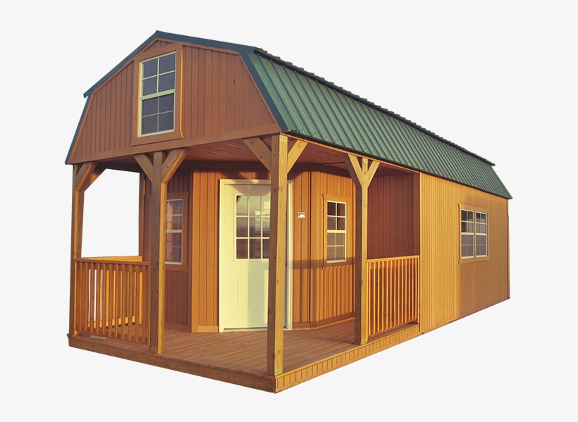 Wraparound Lofted Barn Cabin - Graceland Portable Buildings, transparent png download