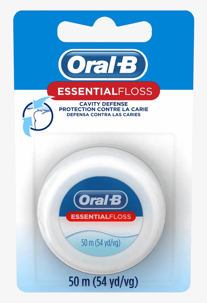 Oral-b Essential Cavity Defense Floss - Oral B Essential Floss, transparent png download