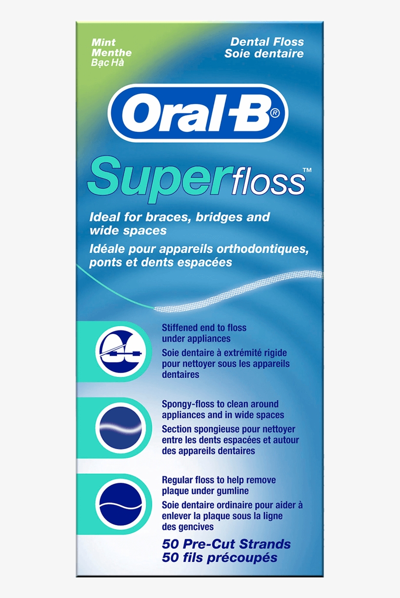 Super Floss Oral B, transparent png download
