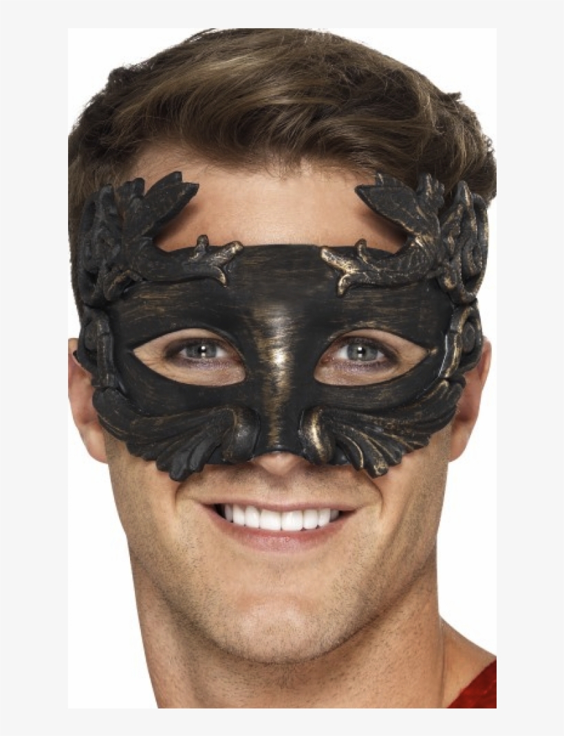 Warrior God Metallic Masquerade Eyemask Black 40 Gr, transparent png download