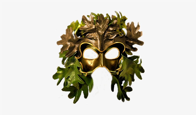 The Masquerade - Green Man Mask Transparent PNG - 400x400 - Free
