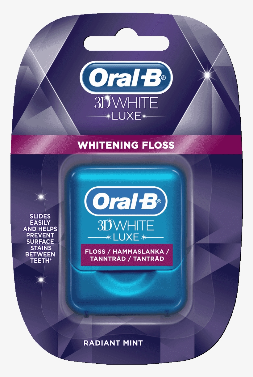 Oral-b 3d White Floss - Oral B 3d Floss, transparent png download