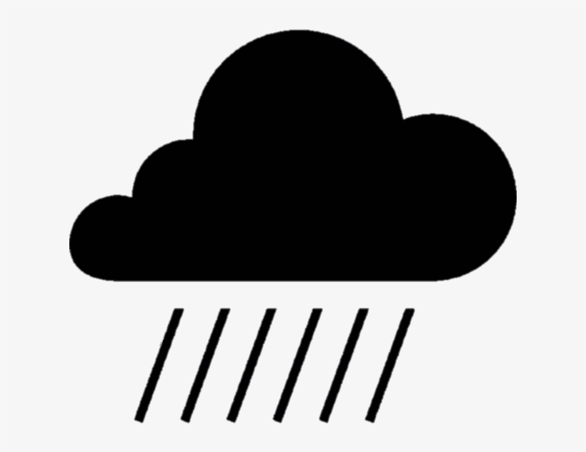Rain Cloud Silhouette, transparent png download