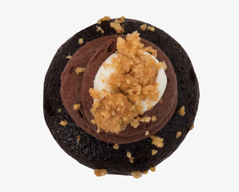 Smores Cupcake Small Top View Image - Cupcake From Top Png, transparent png download