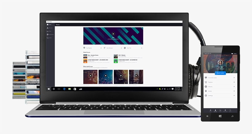 The New Home For All Your Music - Deezer Windows 10, transparent png download