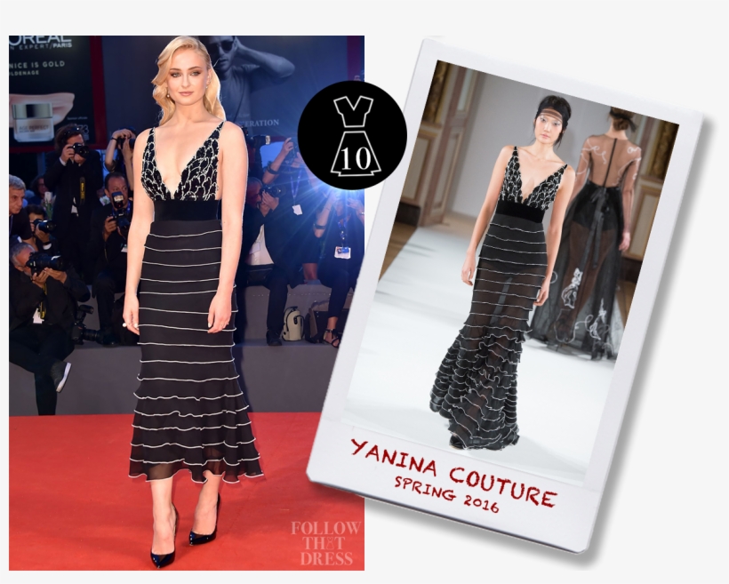 Sophie Turner In Yanina Couture Spring - Sophie Turner, transparent png download