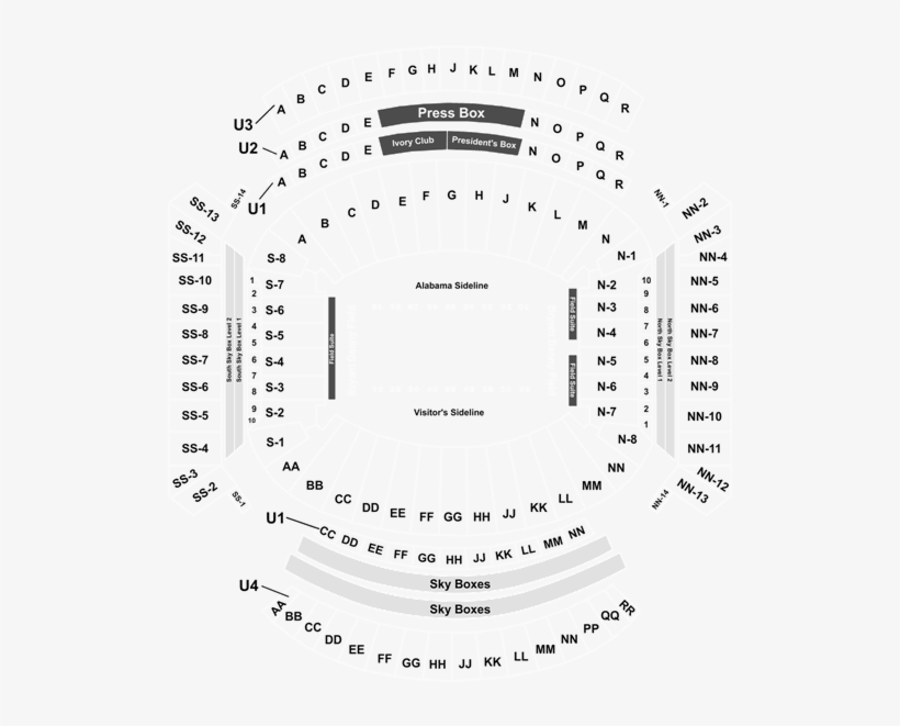 Alabama Crimson Tide Football In Tuscaloosa At Bryant-denny - Alabama Crimson Tide, transparent png download