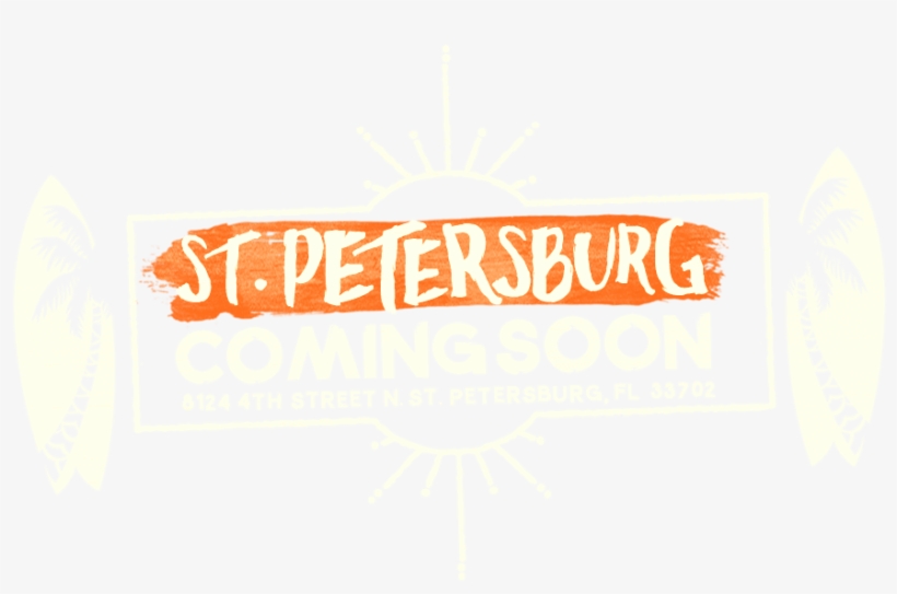 Jimmy Hulas St Petersburg Coming Soon Title - Jimmy Hula's, transparent png download