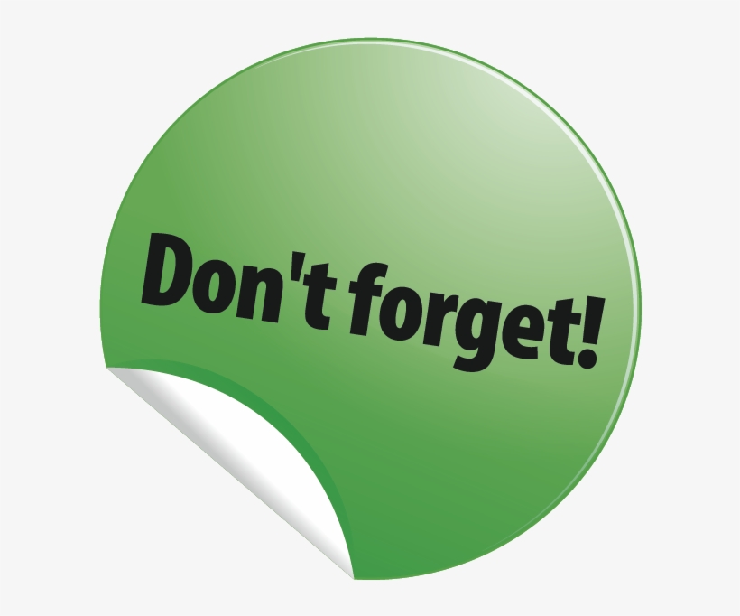 Dontforget Image - Don T Miss It Png, transparent png download
