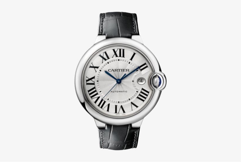 Engraving - Cartier Ballon Bleu 42mm Leather Strap, transparent png download