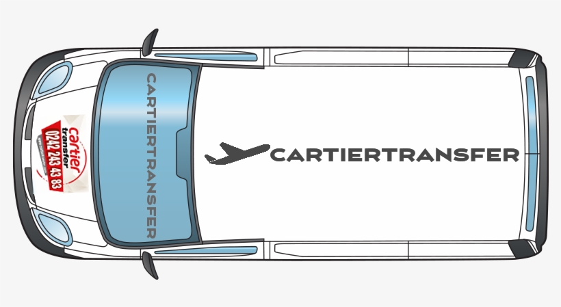Cartier Transfer - Van Top View Png, transparent png download